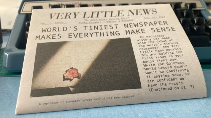 Issue 1 of Very Little News